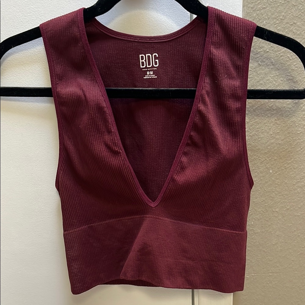 BDG Ribbed Crop Tank Top